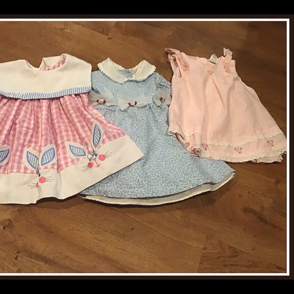 Vintage style bunny dress 12m - Picture 2 of 6